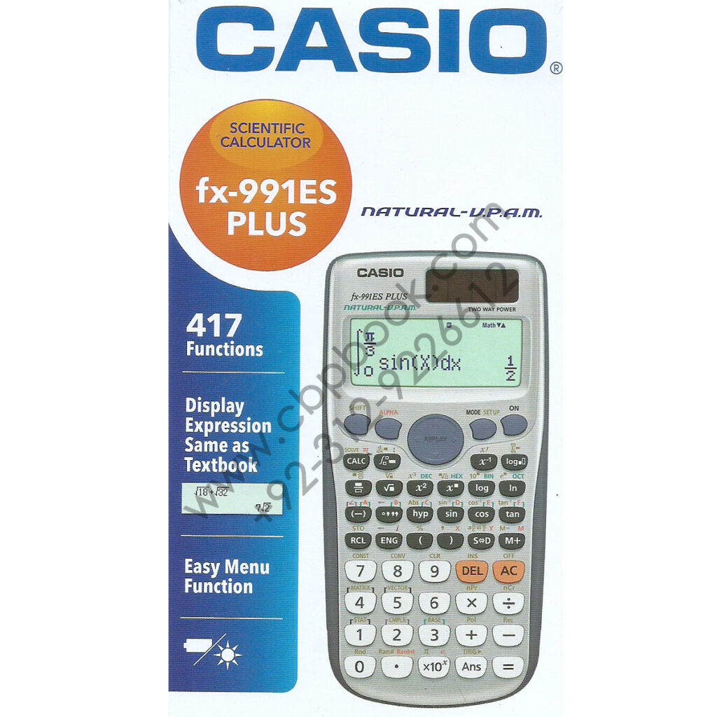 CASIO Scientific Calculator FX 991ES Plus Original Mungal Bazar