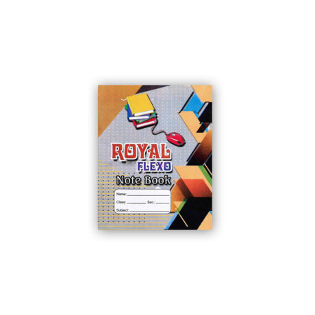 ROYAL FLEXO NOTEBOOK PAGES:104 7"x 6" FOUR LINE (ENGLISH INTERLEAVE)