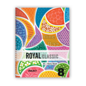 ROYAL CLASSIC SPIRAL A4 NOTEBOOK 8 SIZE 12.5″X9.5″ PAGES: 400