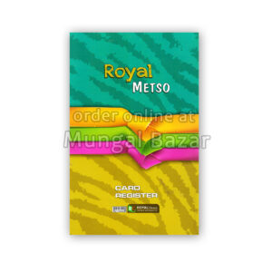 ROYAL METSO CARD REGISTER SIZE 12″X8″ PAGES: 200