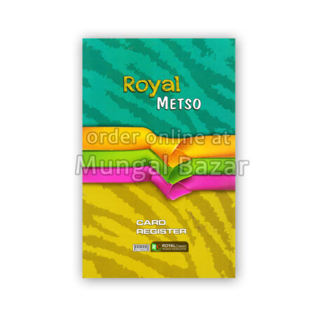 ROYAL METSO CARD REGISTER SIZE 12″X8″ PAGES: 200