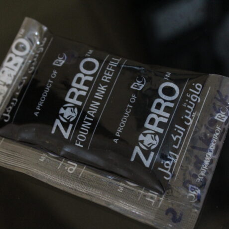 ZORRO FOUNTAIN PEN INK COLOR: BLACK