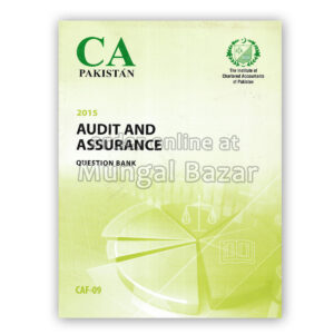 CA PAKISTAN 2015 AUDIT & ASSURANCE QUESTION BANK CAF-09