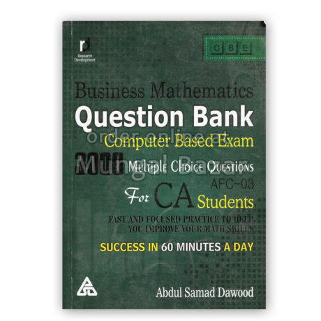 BUSINESS MATHEMATICS QUESTION BANK COMPUTER BASED EXAM 3000 MULTIPLE CHOICE QUESTIONS AFC-3 FOR CA STUDENTS