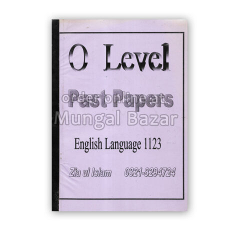 O-LEVEL PAST PAPER ENGLISH LANGUAGE 1123