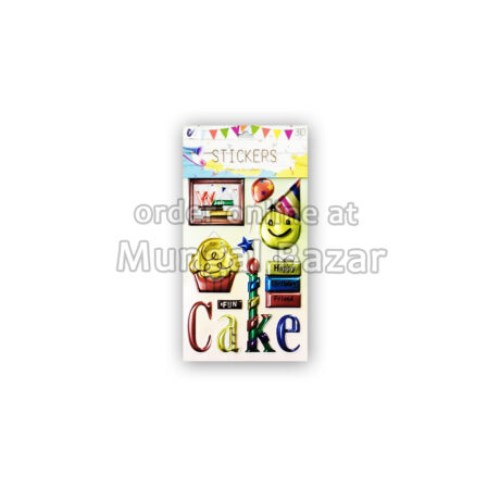 3D BIRTHDAY STICKERS