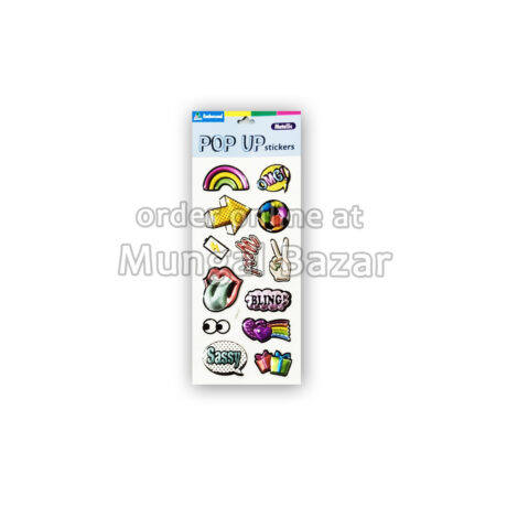 HIGH QUALITY POP UP METALLIC STICKERS