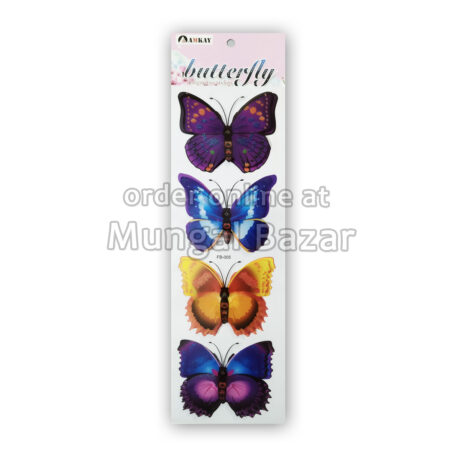 BUTTERFLY 3D DECORATIVE STICKERS