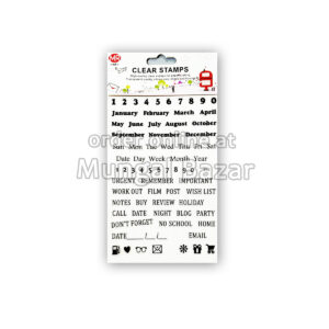 DIY TRANSPARENT SILICONE CLEAR PARTY SERIES STAMP FOR KIDS SCRAPBOOK GIFT CARDS DECORATION