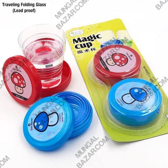 MAGIC CUP TRAVELING FOLDING GLASS (LEAD PROOF)