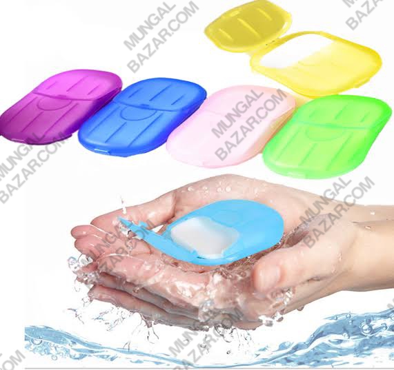 TRAVEL SOAP OUTDOOR PORTABLE MINI PAPER SOAP PAPER WASHING HAND BATH