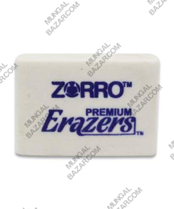 ZORRO PREMIUM PENCIL ERASERS PACK OF 10