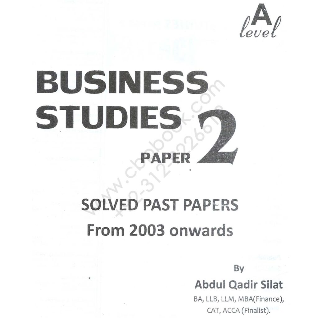 business studies paper 2 possible essays