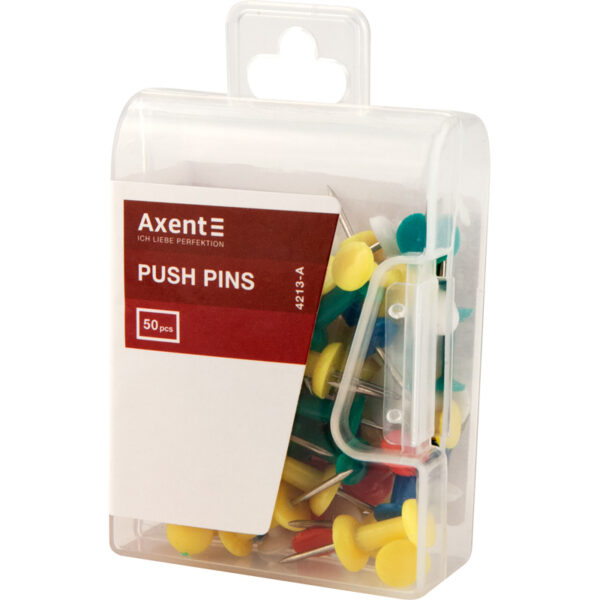 AXENT COLOR PUSH PINS