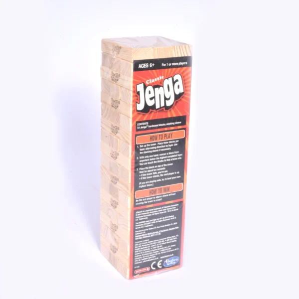 JENGA WOODEN GAME 54 HARD WOOD BLOCKS