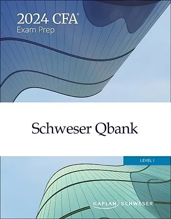 Kaplan Schweser CFA Level 1 2024 QBank (Set of 2 Books)