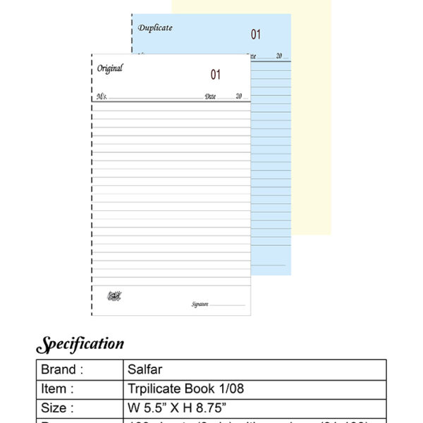 Salfar Triplicate 1/08