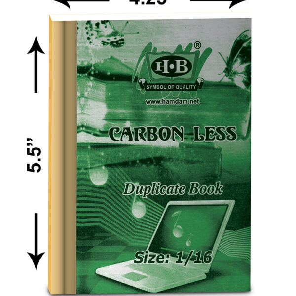 Carbon-less Duplicate Book 1/16