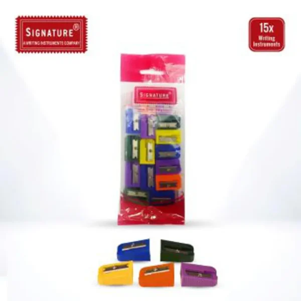 Pack of 6 - Lead Pencil Sharpeners with 1 free Eraser