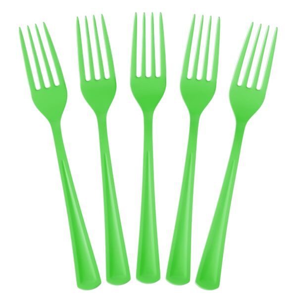 PLASTIC DISPOSABLE FORK STANDART SIZE SET OF 12 PIECES